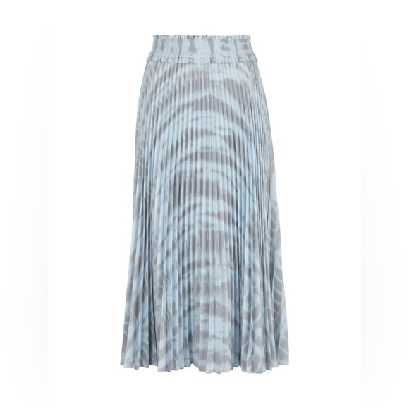 Proenza Schouler Dresses & Skirts - 🩵 Proenza Schouler Light Blue and Gray Tie Dye Pleated Midi Skirt